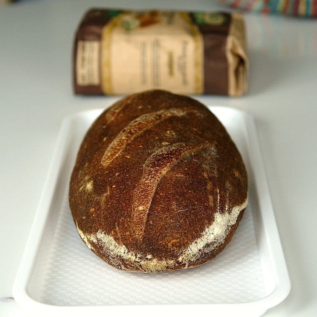 Paine integrala 50% - 50 Percent Whole-Wheat Levain