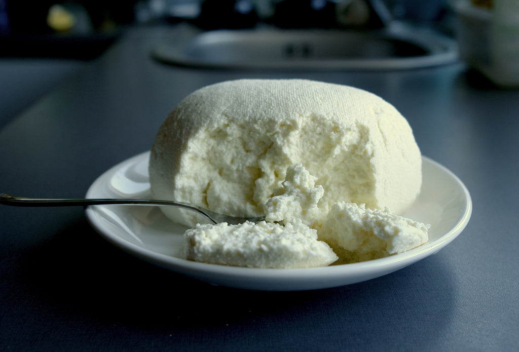 Branza de capra, din lapte proaspat - Homemade Fresh Goat Cheese
